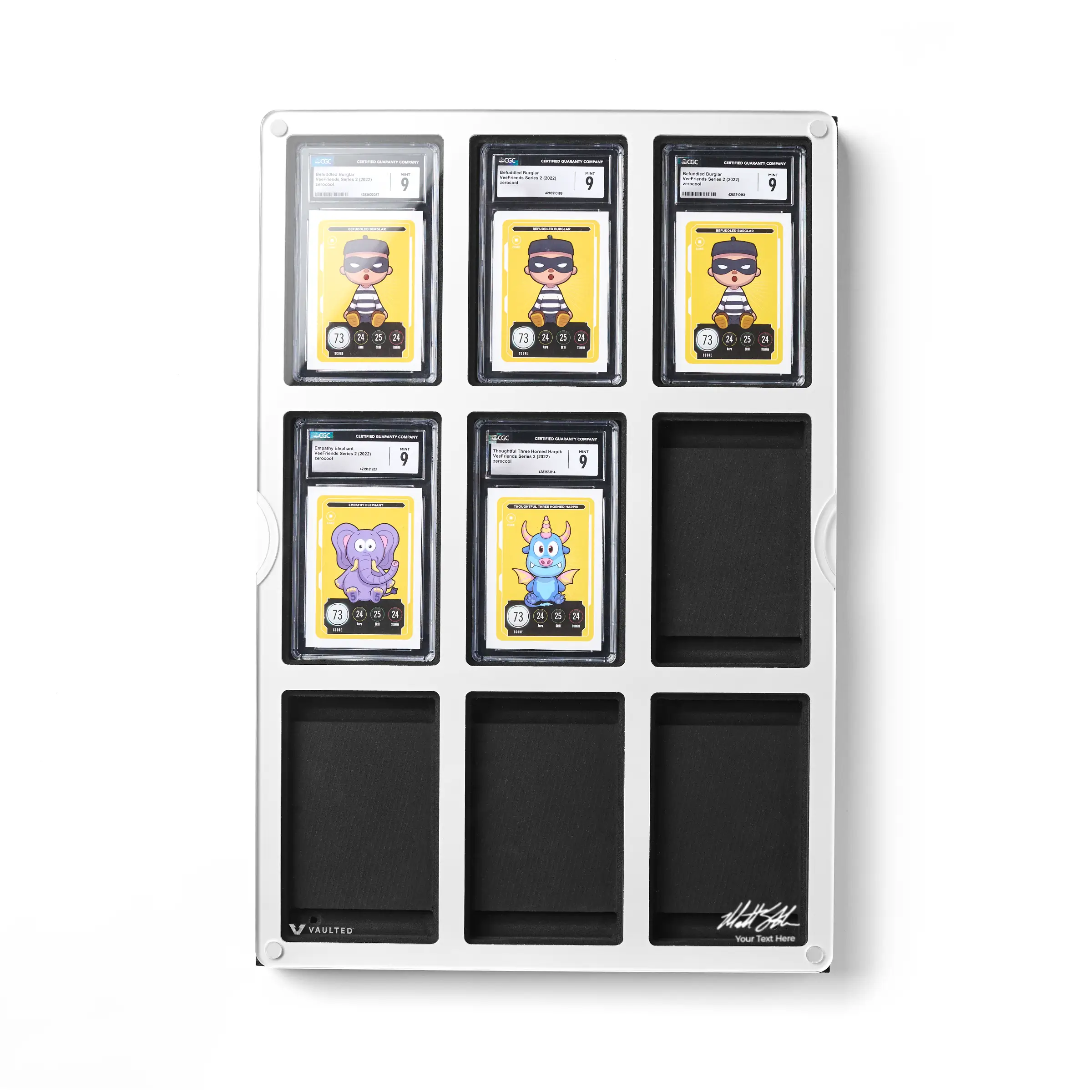 Card Display Plus (PSA/CGC) (Satin White) (VaultedID) - Image 3